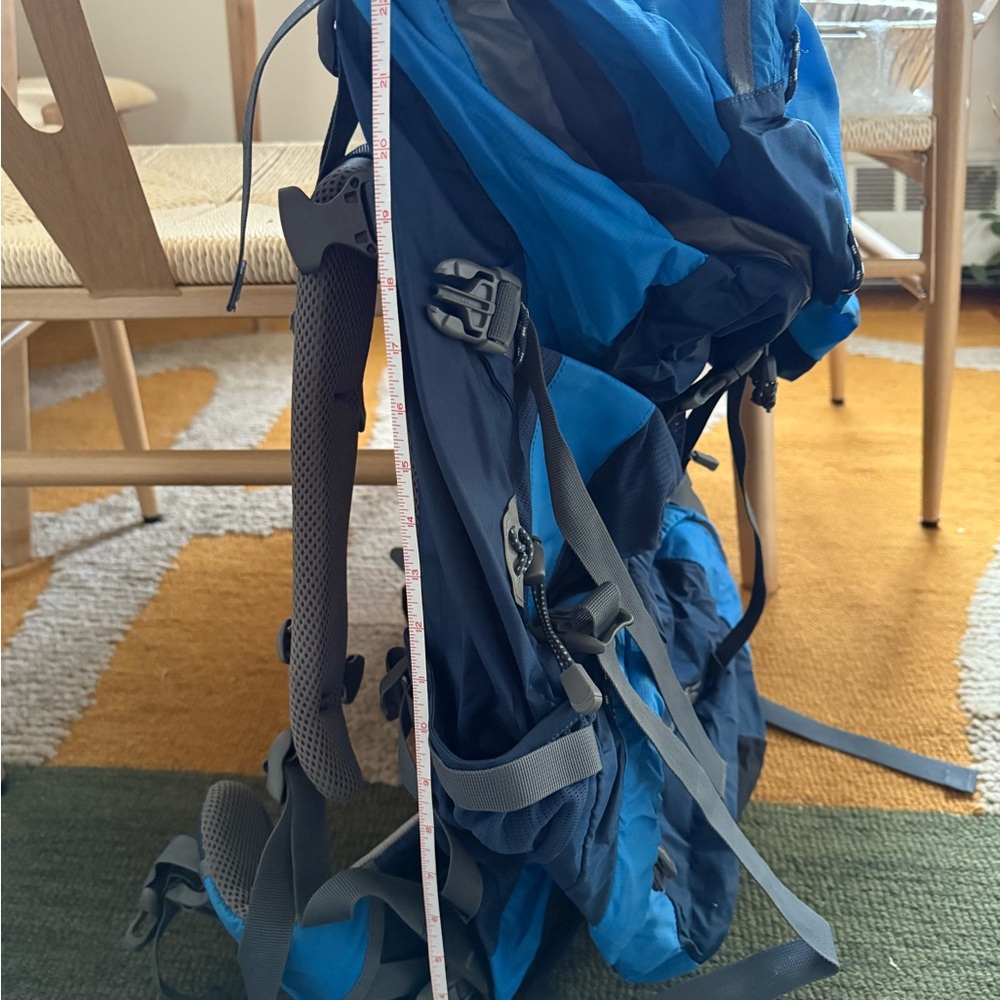 Blue Technical Backpack With Multiple Compartment… - image 2